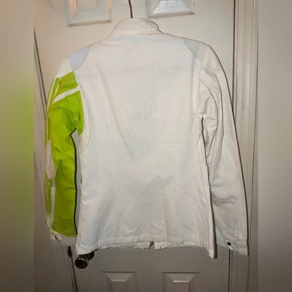 Custo Barcelona Women's Vintage Y2K Multicolor Graphic Denim Jacket - Picture 6 of 6